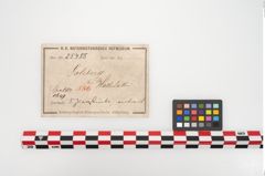 Etikett zu Bronzegehänge (NHMW-PRAE-025488)